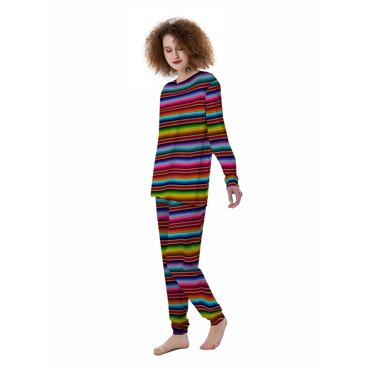 Serape Baja Print Women's Pajamas-grizzshop