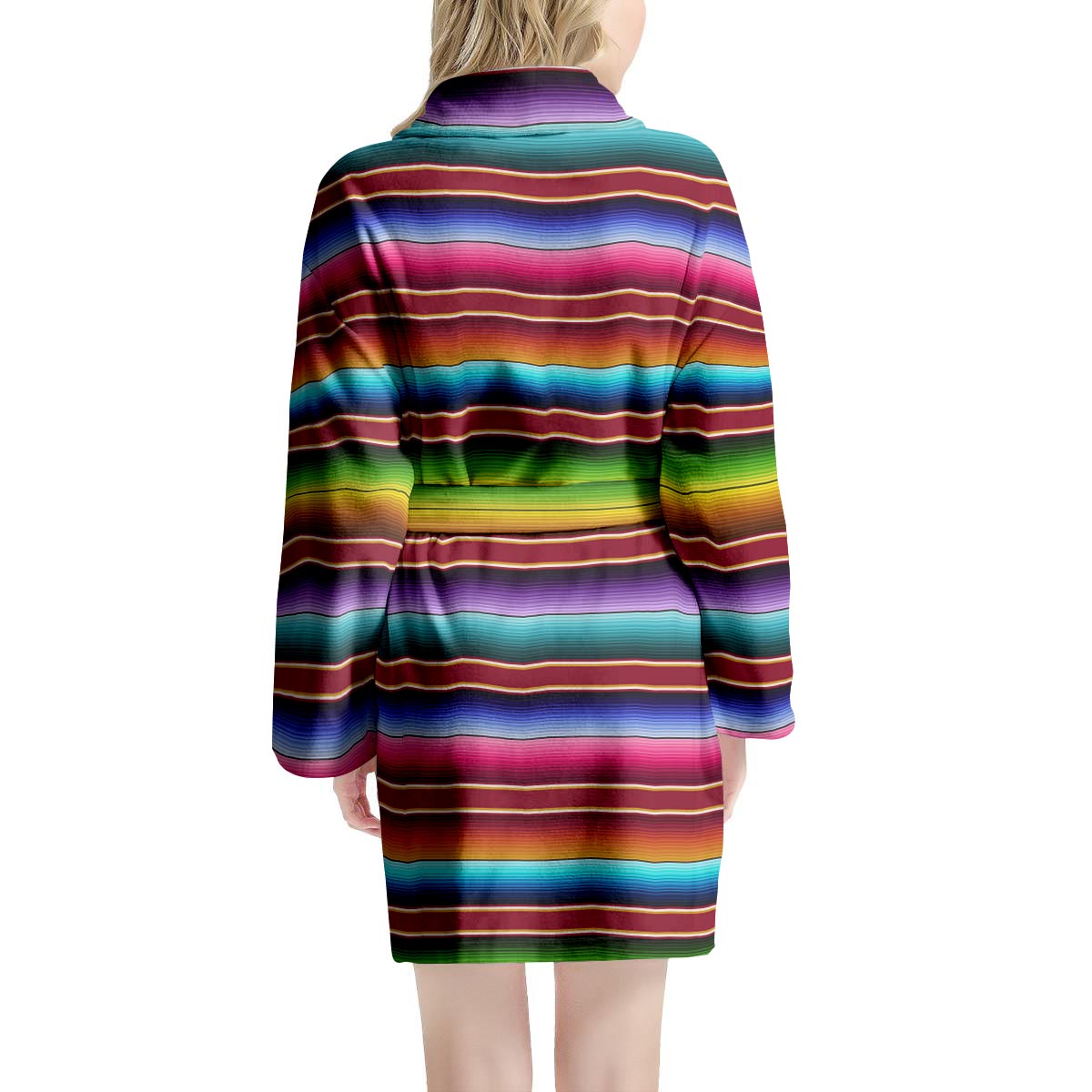 Serape Baja Print Women's Robe-grizzshop