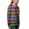 Serape Baja Print Women's Sweatshirt-grizzshop