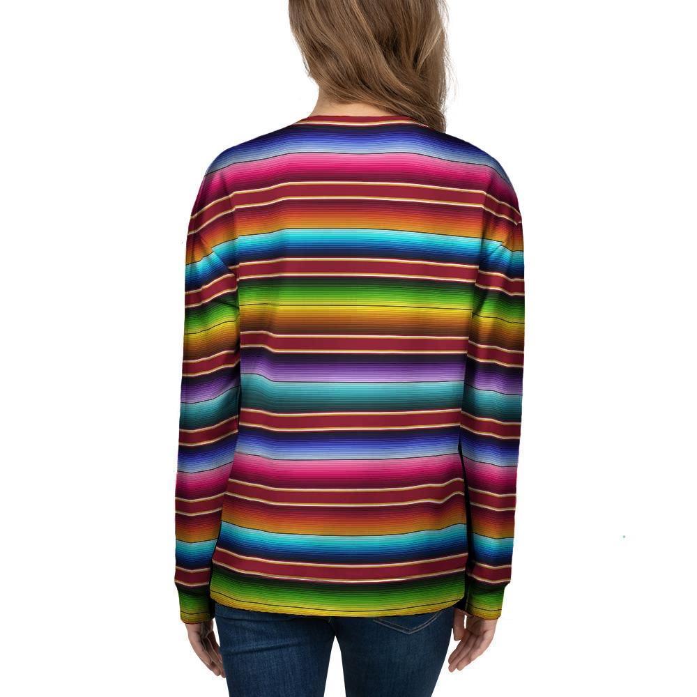 Serape Baja Print Women's Sweatshirt-grizzshop