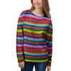 Serape Baja Print Women's Sweatshirt-grizzshop