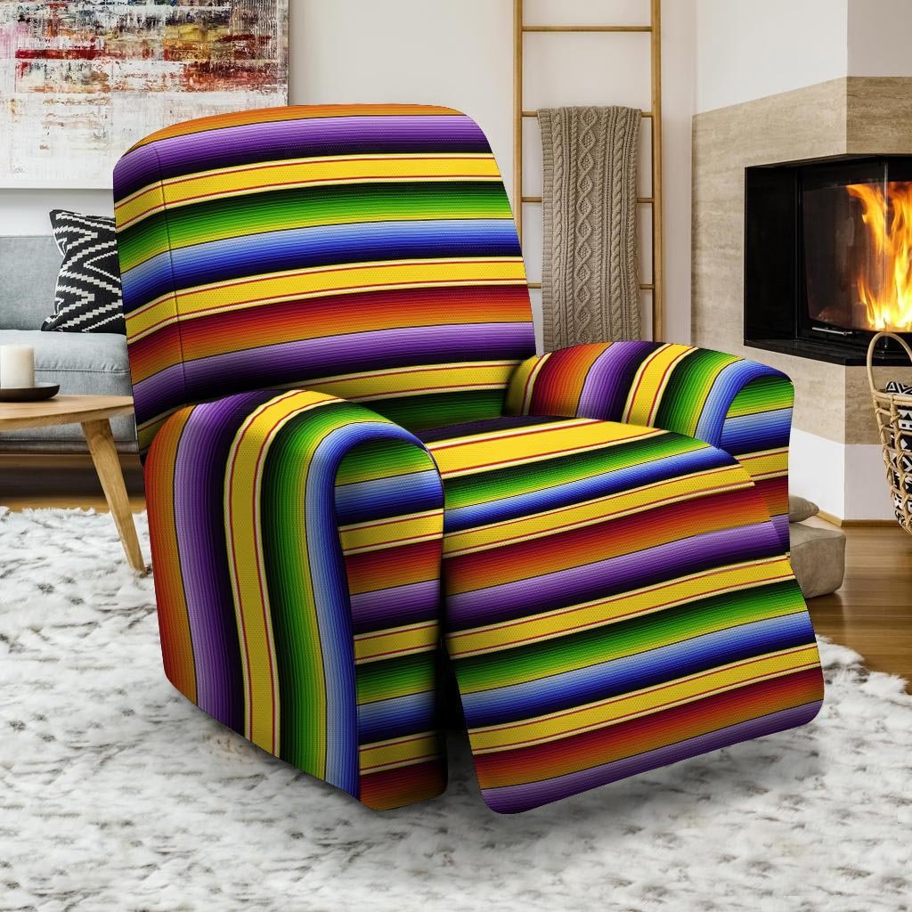 Serape Baja Recliner Cover-grizzshop