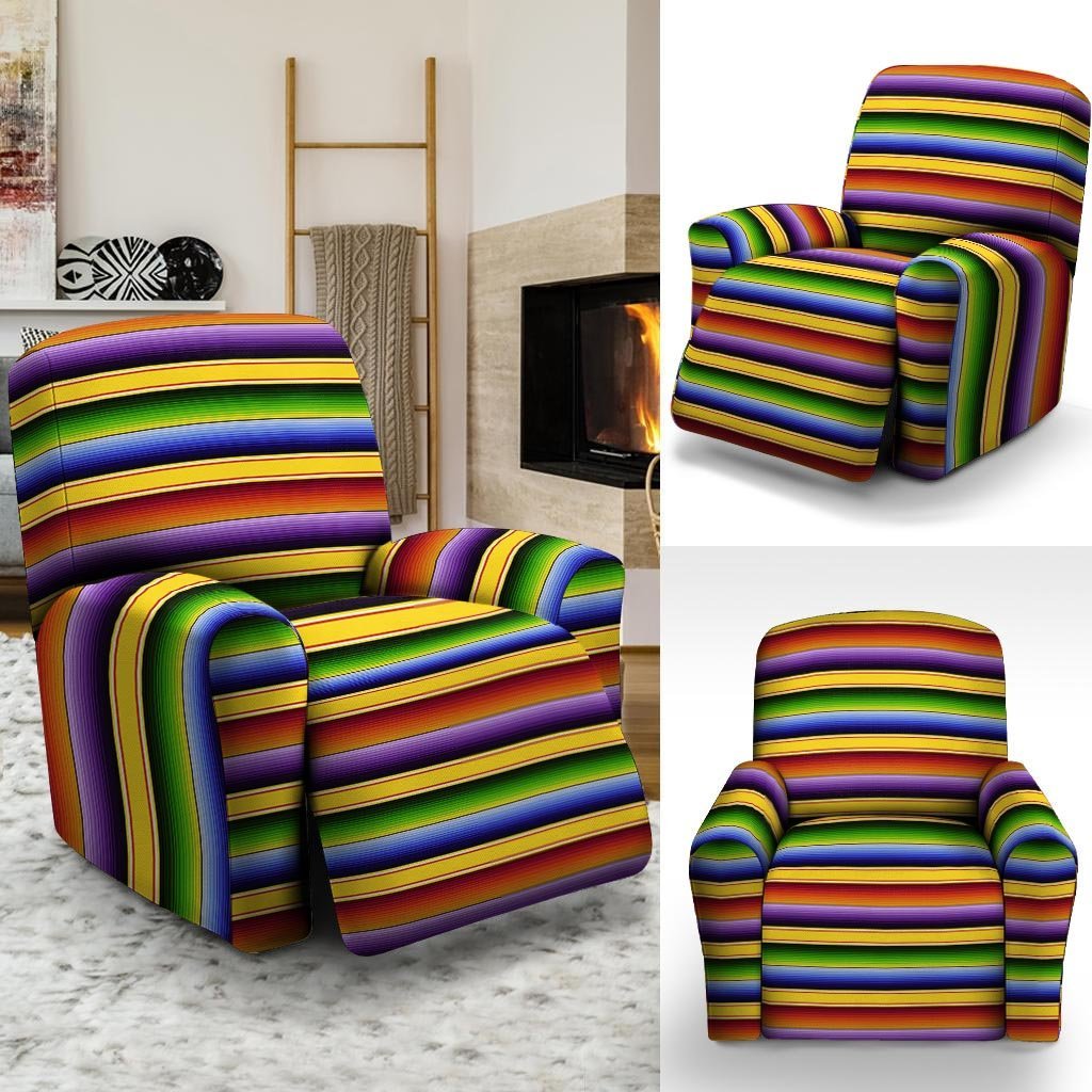 Serape Baja Recliner Cover-grizzshop