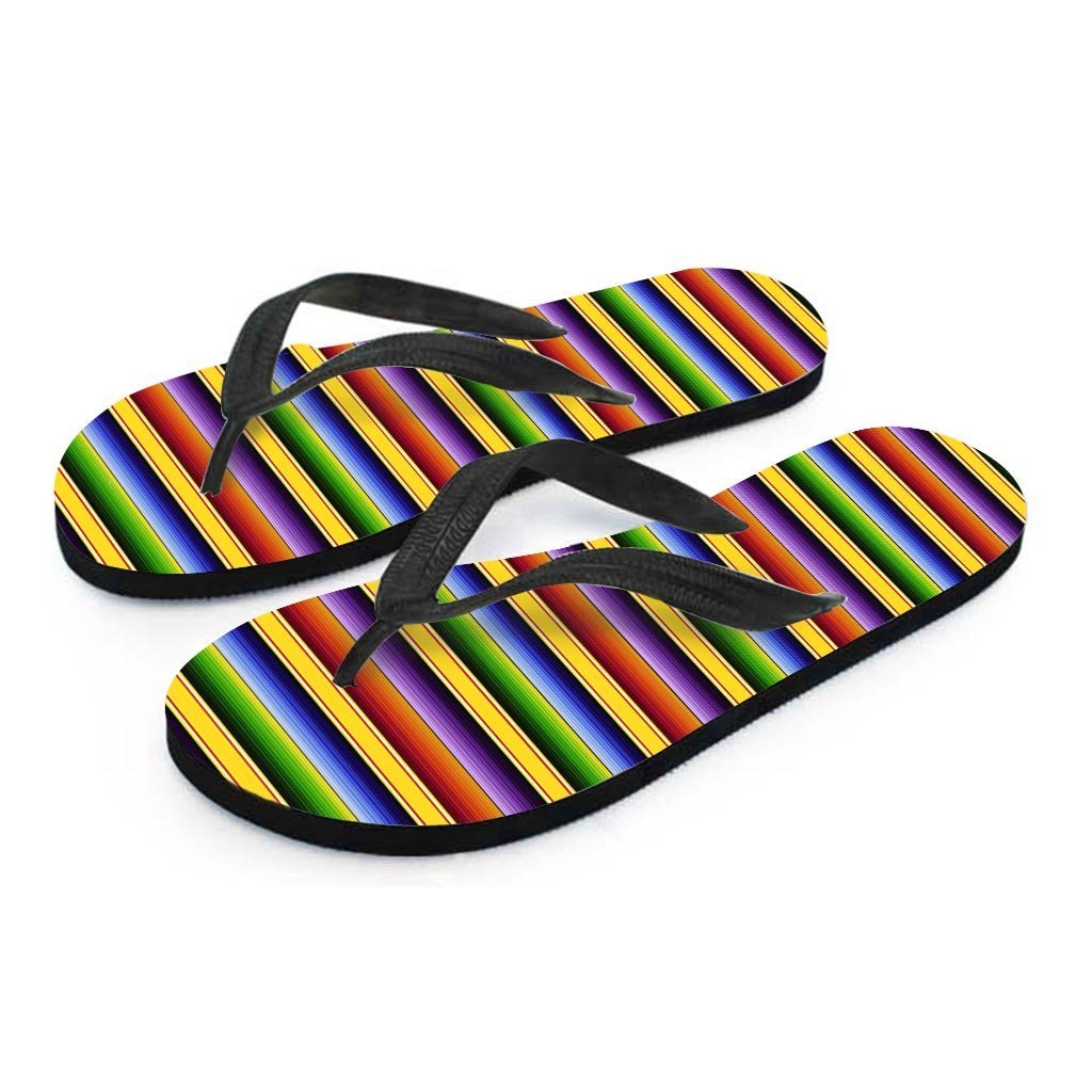 Serape Baja Women's Flip Flops-grizzshop