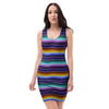 Serape Bodycon Dress-grizzshop