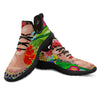 Serape Frida Kahlo Print Black Athletic Shoes-grizzshop