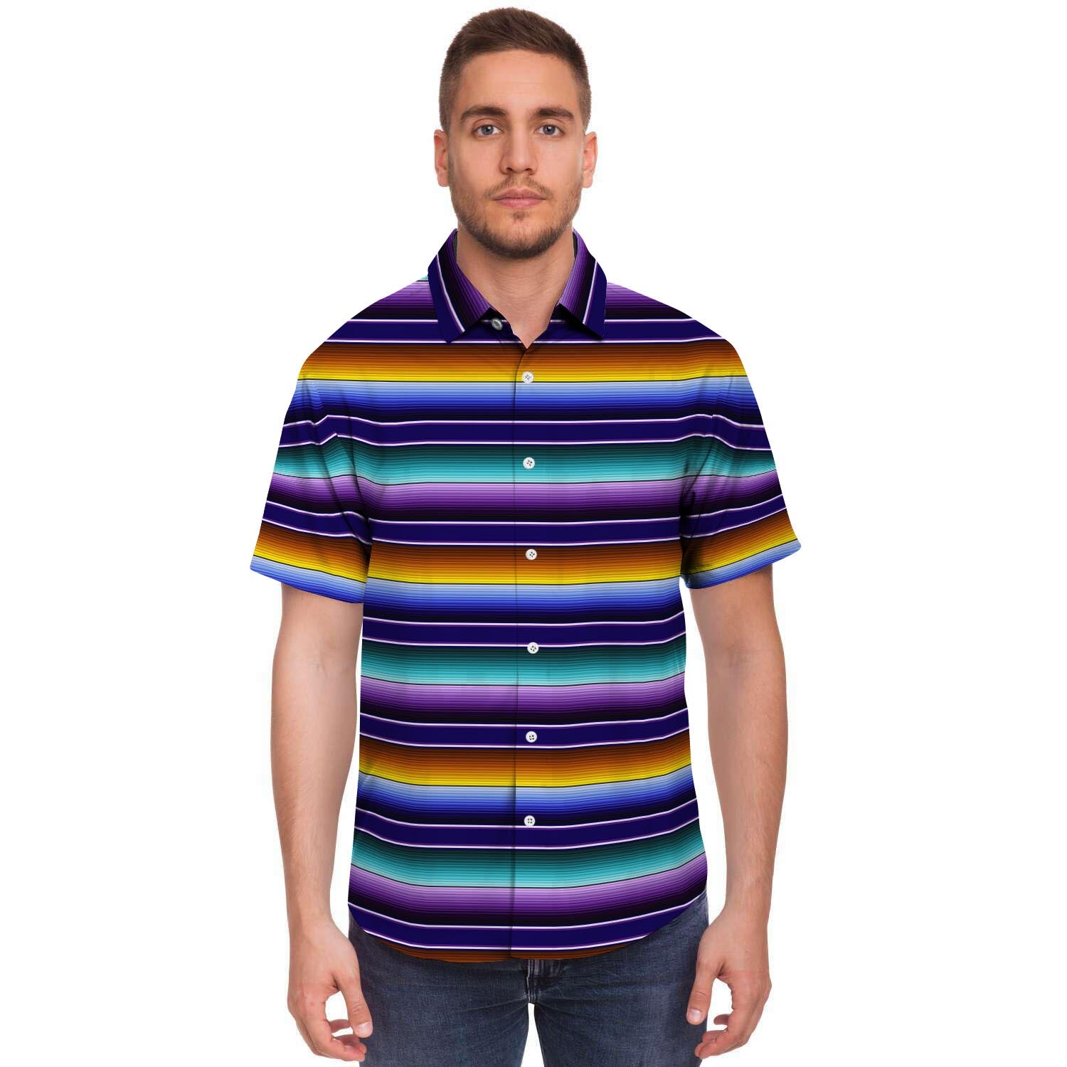 Serape Men's Short Sleeve Shirt-grizzshop