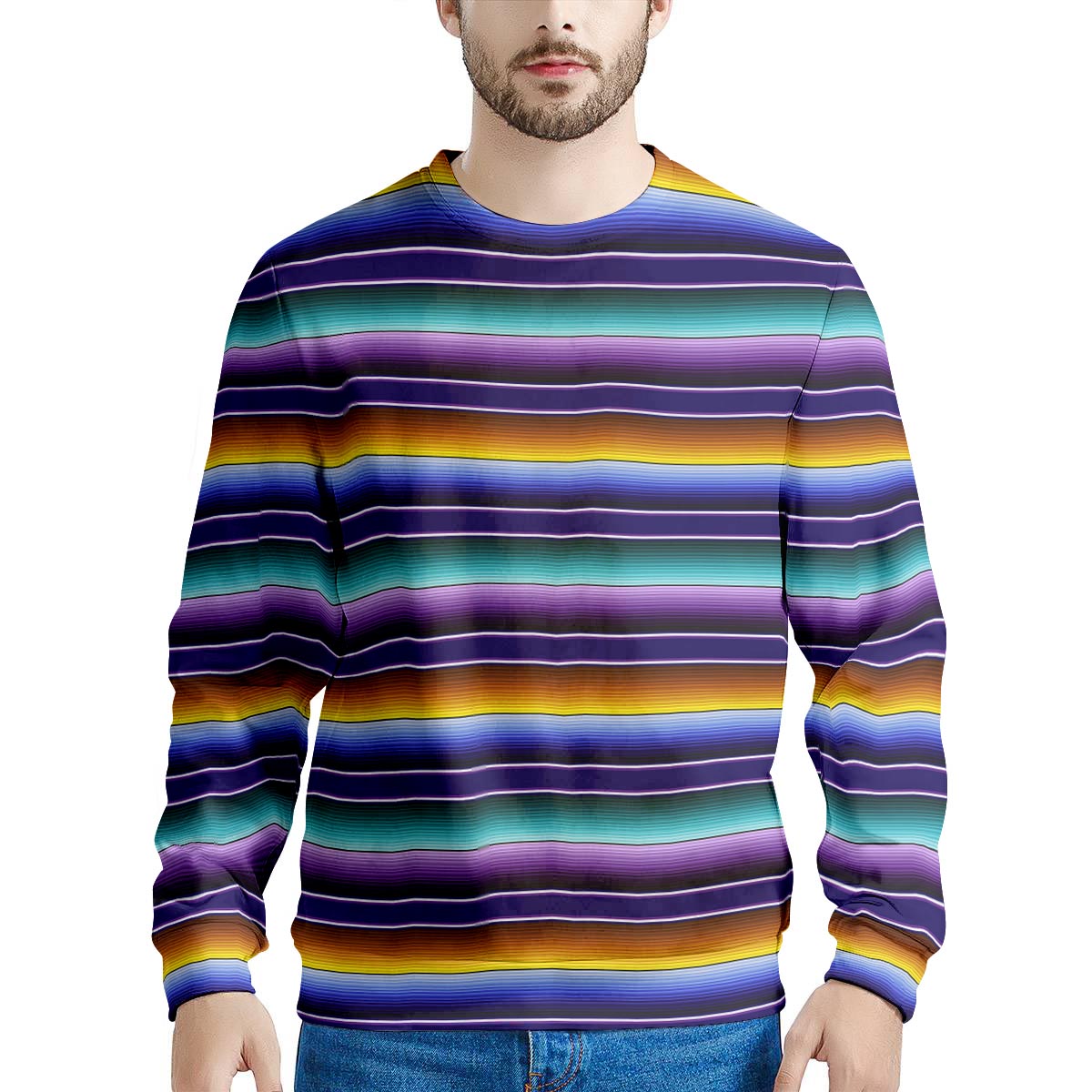 Serape Men's Sweatshirt-grizzshop