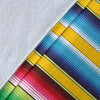 Serape Mexican Blanket Baja Pattern Print Blanket-grizzshop