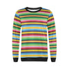 Serape Mexican Blanket Baja Pattern Print Women Crewneck Sweatshirt-grizzshop