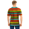 Serape Print Men T Shirt-grizzshop