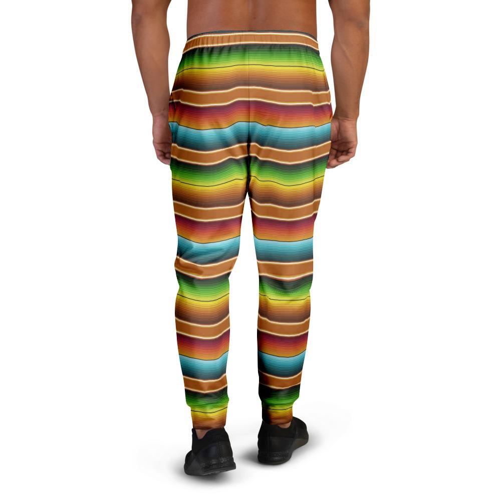 Serape Print Men's Joggers-grizzshop