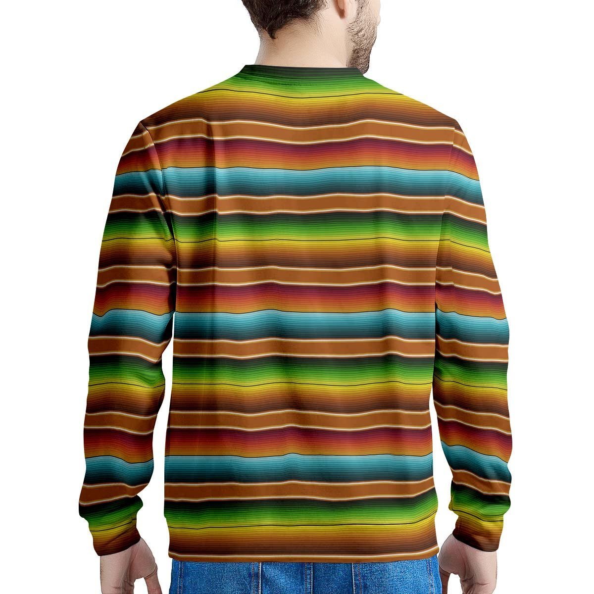 Serape Print Men's Sweatshirt-grizzshop