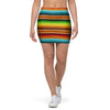 Serape Print Mini Skirt-grizzshop