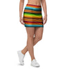 Serape Print Mini Skirt-grizzshop