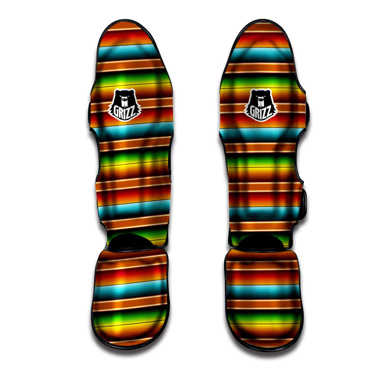 Serape Print Muay Thai Shin Guard-grizzshop