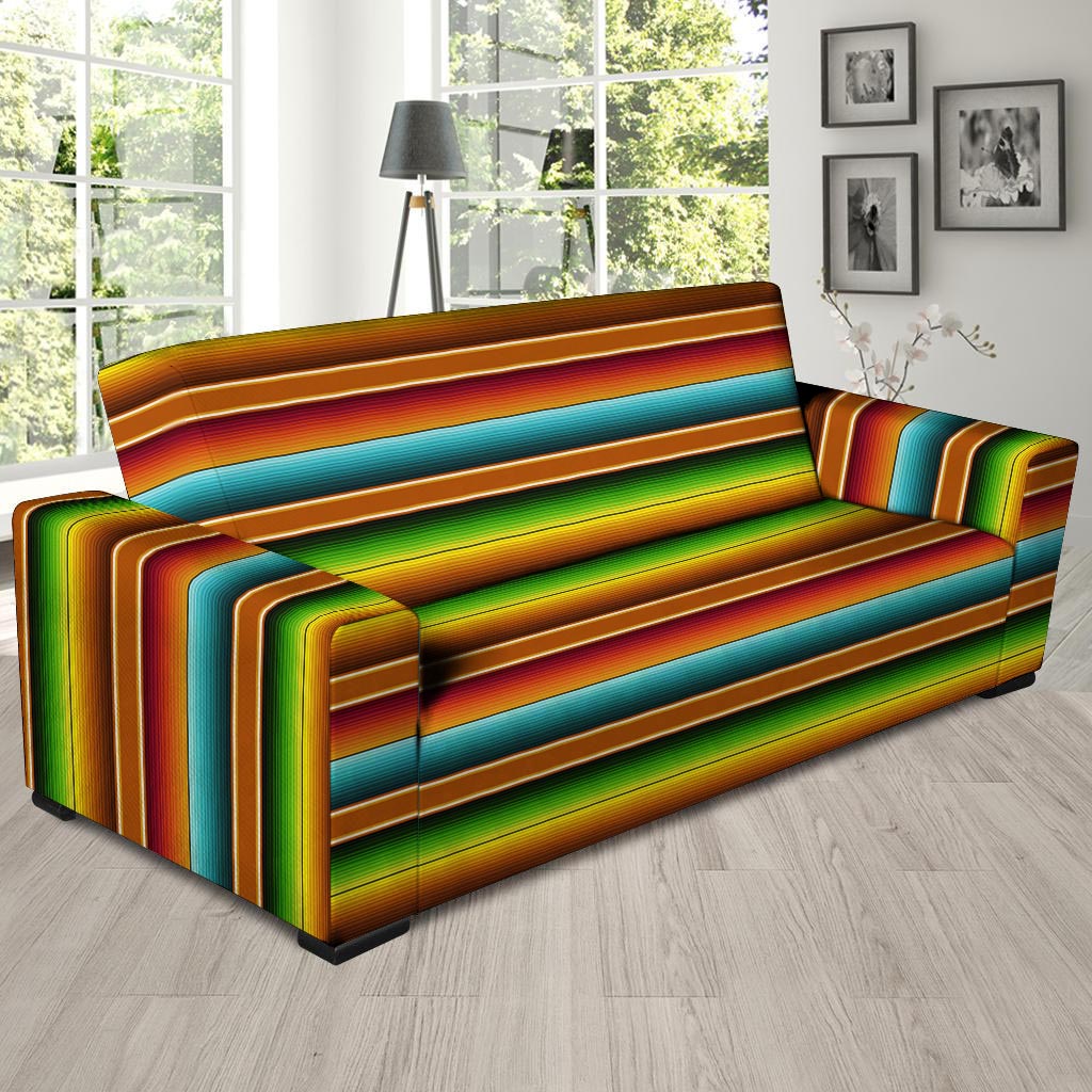 Serape Print Sofa Cover-grizzshop