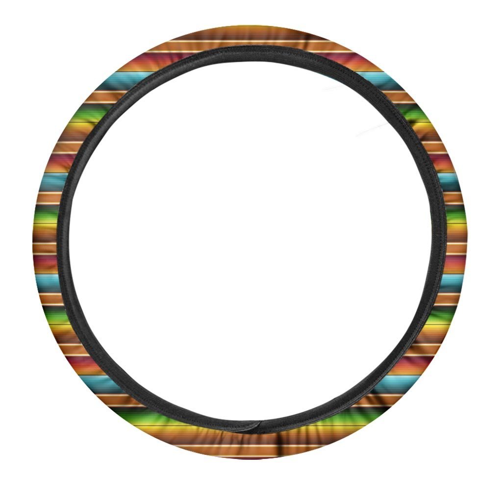 Serape Print Steering Wheel Cover-grizzshop