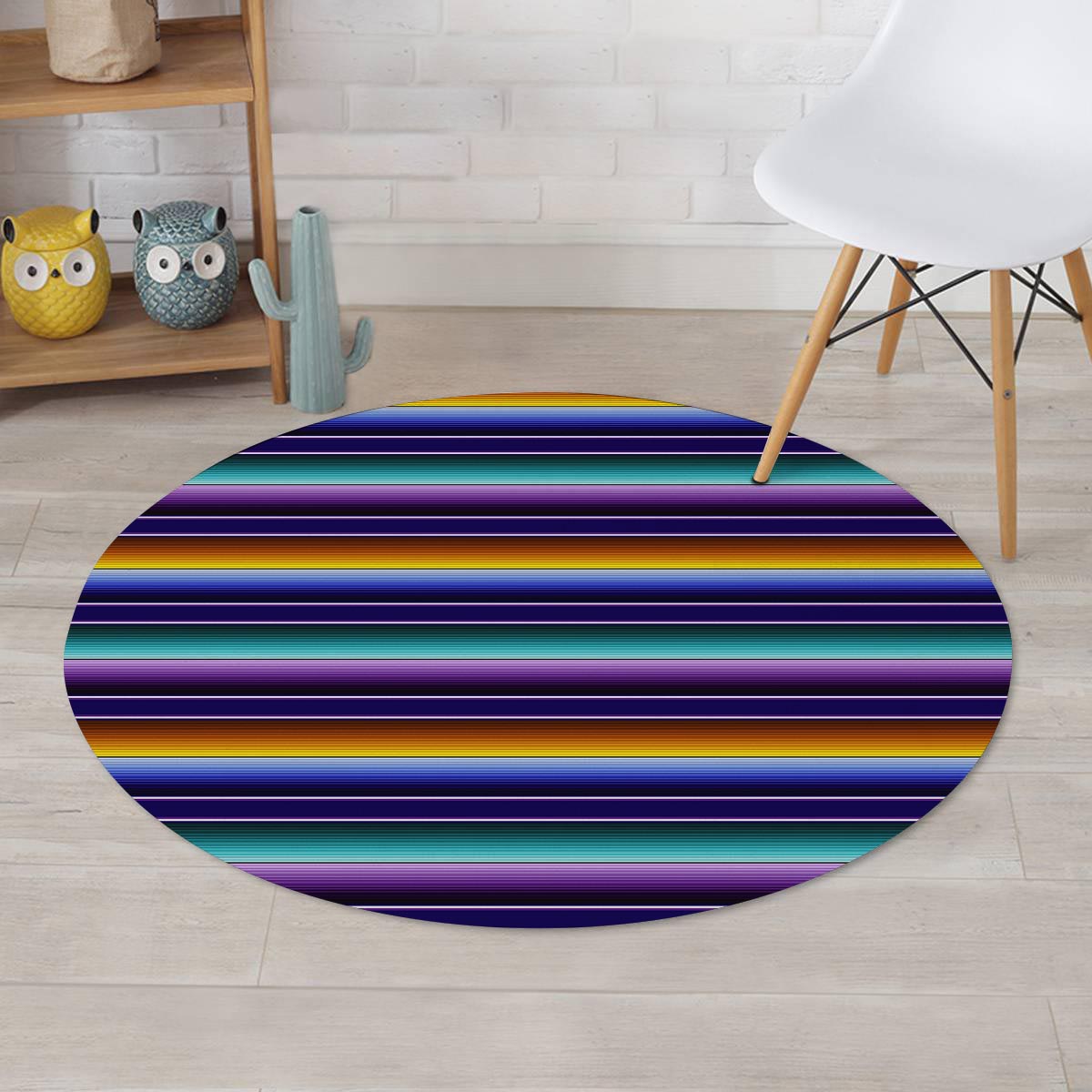 Serape Round Rug-grizzshop