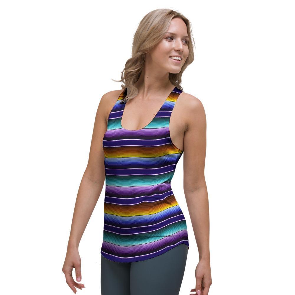 Serape Women's Racerback Tank Top-grizzshop