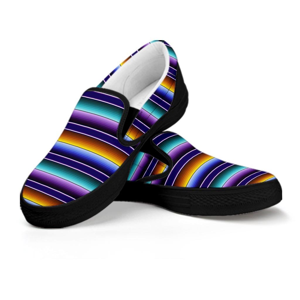 Serape Women's Slip On Sneakers-grizzshop
