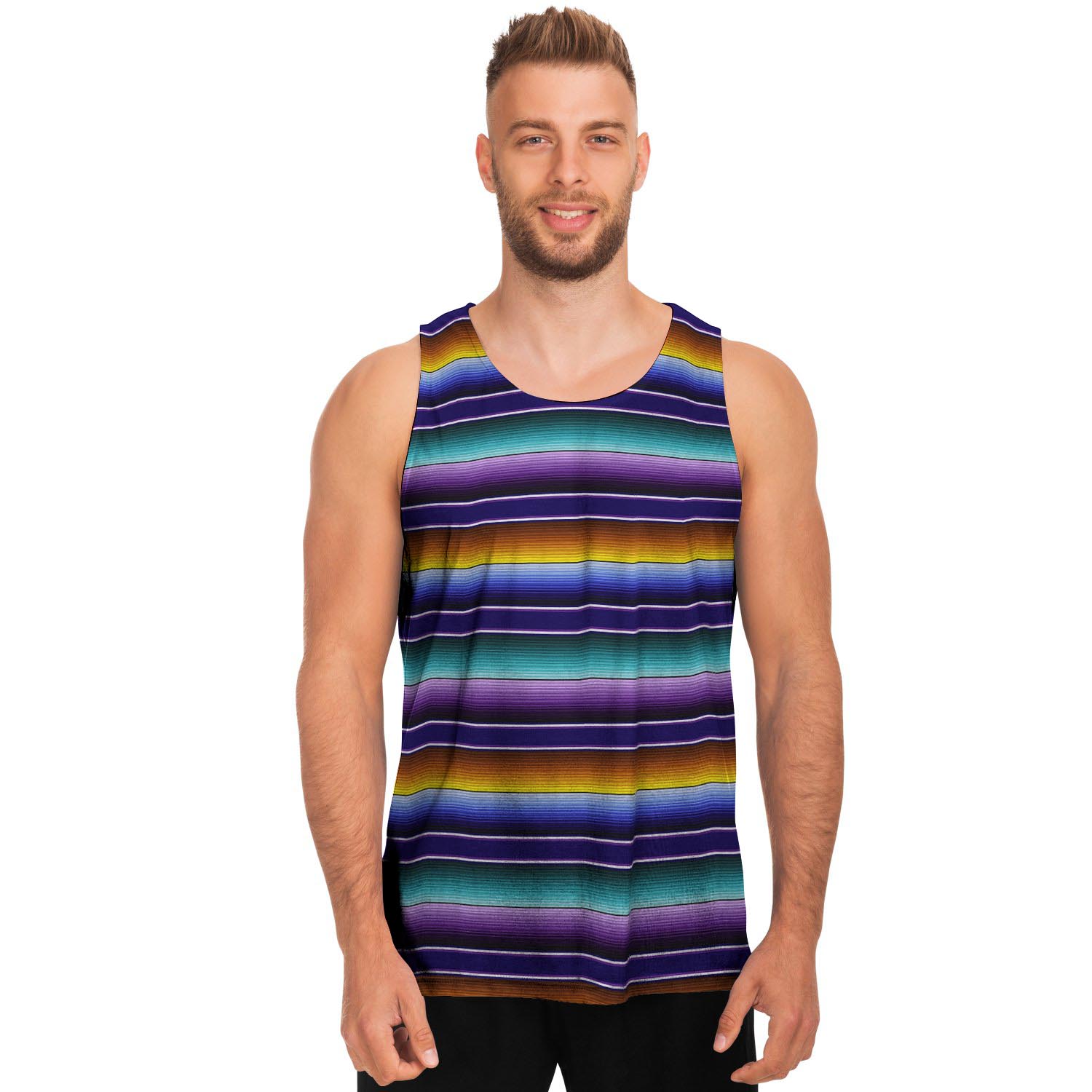 Serape Men's Tank Tops-grizzshop