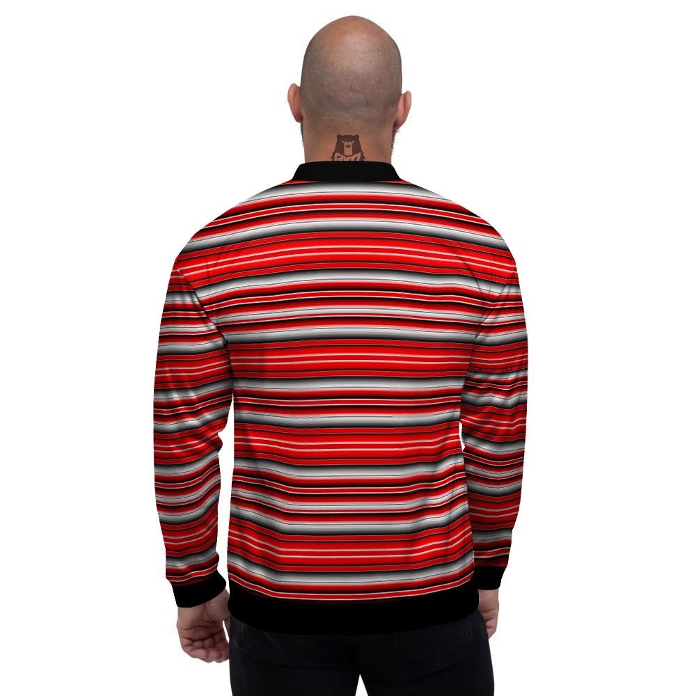 Serape Tribal Mexican Print Pattern Men's Bomber Jacket-grizzshop