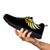 Seven Chakras Caduceus Print Black Sneaker-grizzshop