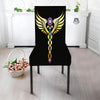 Seven Chakras Caduceus Print Dining Chair Slipcover-grizzshop