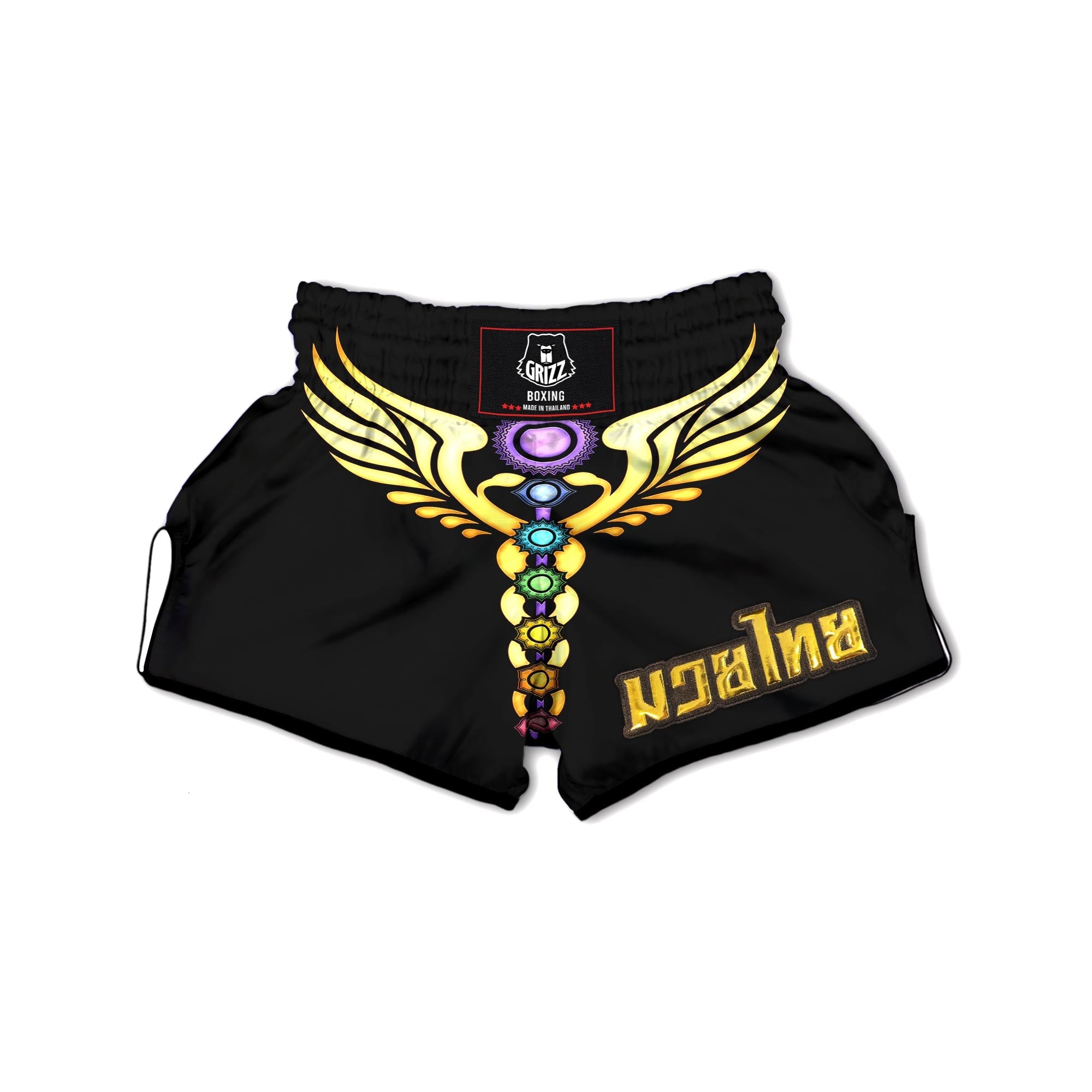 Chinese Zodiac Signs Yin Yang Print Muay Thai Boxing Shorts main image 1