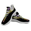 Seven Chakras Caduceus Print White Athletic Shoes-grizzshop