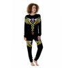 Seven Chakras Caduceus Print Women's Pajamas-grizzshop