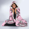 Sewing Machine Pattern Print Hooded Blanket-grizzshop