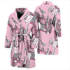 Sewing Machine Pattern Print Men Long Robe-grizzshop