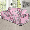 Sewing Machine Pattern Print Sofa Covers-grizzshop