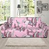 Sewing Machine Pattern Print Sofa Covers-grizzshop