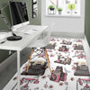 Sewing Machine Print Pattern Floor Mat-grizzshop