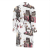 Sewing Machine Print Pattern Men Long Robe-grizzshop