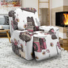 Sewing Machine Print Pattern Recliner Cover-grizzshop