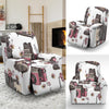 Sewing Machine Print Pattern Recliner Cover-grizzshop