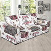 Sewing Machine Print Pattern Sofa Covers-grizzshop