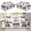 Sewing Machine Print Pattern Sofa Covers-grizzshop