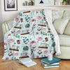 Sewing Pattern Print Blanket-grizzshop