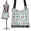 Sewing Pattern Print Crossbody Bags-grizzshop