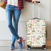 Sewing Print Pattern Luggage Cover Protector-grizzshop