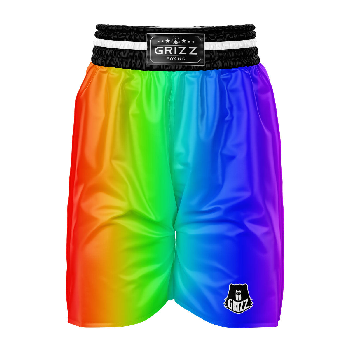 Shades Rainbow Print Pattern Boxing Shorts-grizzshop
