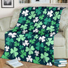 Shamrock Pattern Print Blanket-grizzshop