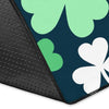 Shamrock Pattern Print Floor Mat-grizzshop