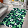 Shamrock Pattern Print Floor Mat-grizzshop