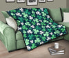 Shamrock Pattern Print Quilt-grizzshop